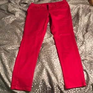 Red Maurices Medium Regular Pants